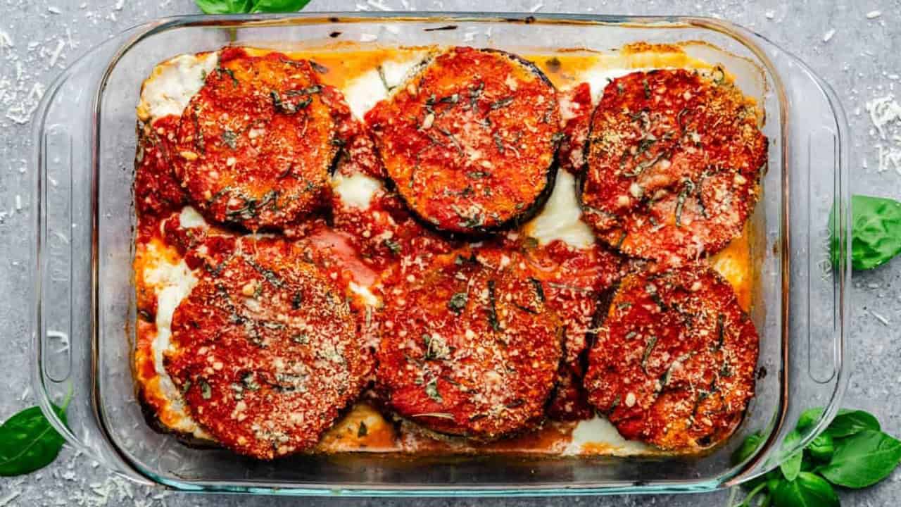 Baked Eggplant Parmesan: Crispy & Tender Without Frying